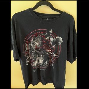 Mortal Kombat graphic tshirt retro style